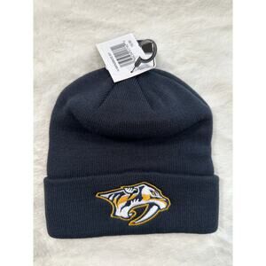 Nashville Predators Men's Beanie Hat Navy Authentic Official Fan Favorite NEW
